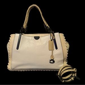 Coach Dreamer 36 Handbag Colorblock With Whipstitch EUC